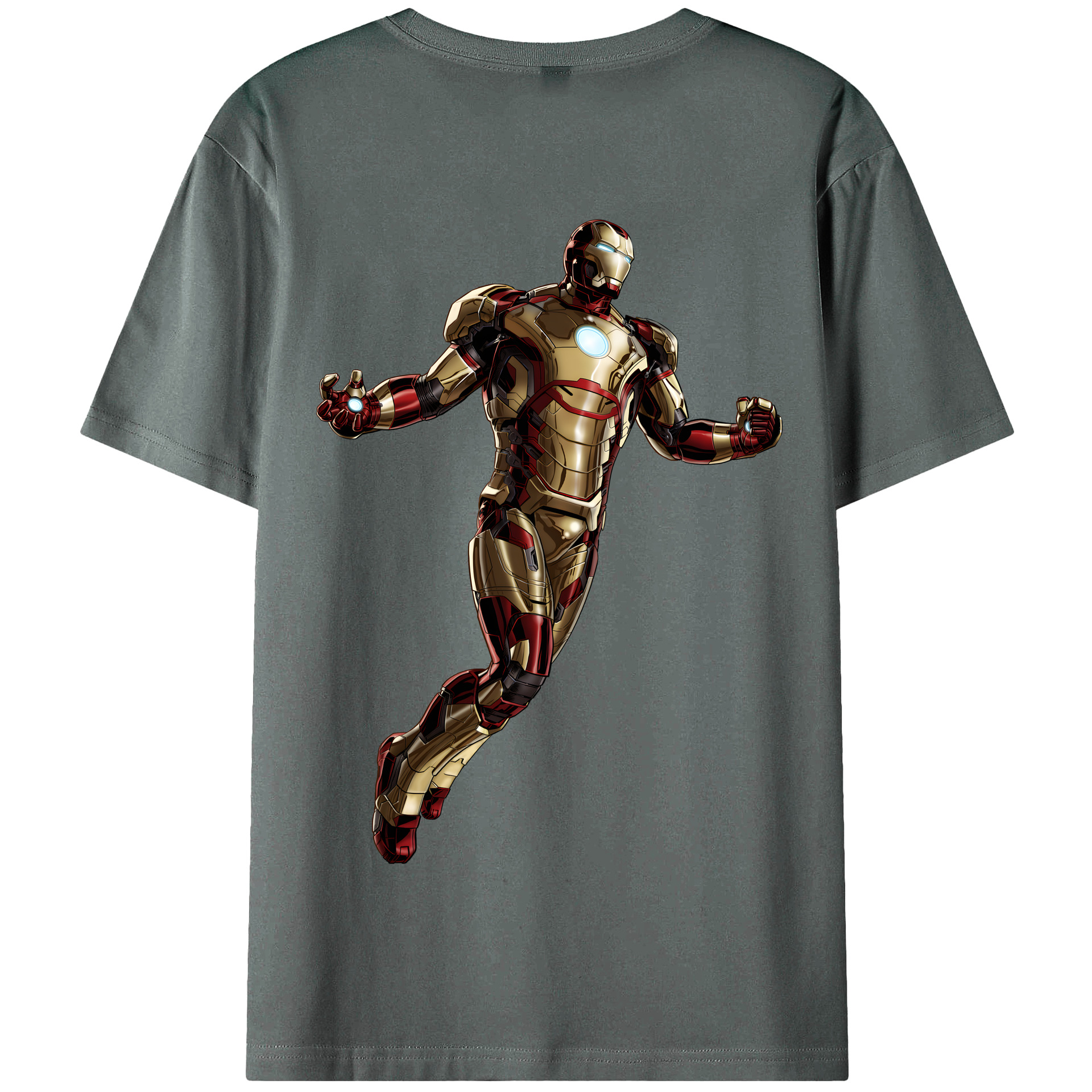 （画像用） アベンジャーズ The Avengers 綿100％半袖Tシャツ（背面プリント）
